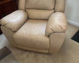 Manual Leather Recliner