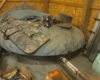 Homemade duck boat with trailer 