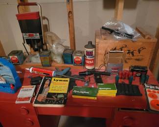 Reloader and supplies 