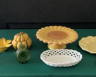 Cake Plate, Candle Stick Holders, Photo Frames