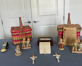Figurines, Music Box, Baskets, Angel Box