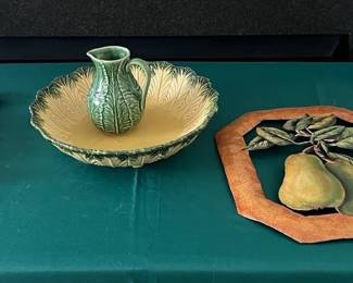 Ceramic Serving Bowl and Decor