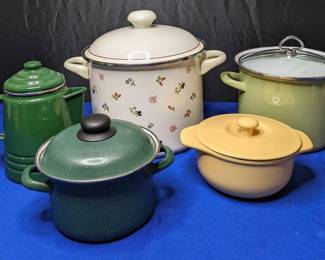 Enamel and Stone Cookware