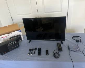 Headphones, radio, TV