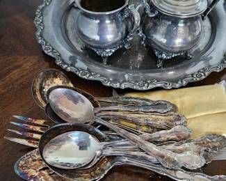 Vintage silver plate