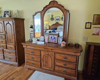 Solid wood bedroom set