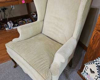 Modern wingback chair