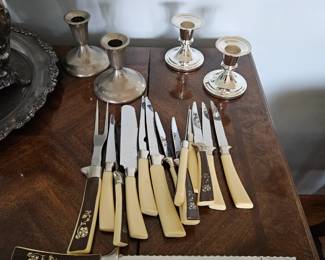 Vintage silverware set