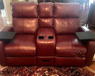Incredible power recline home theater seating with built in cupholders and usb charging ports. 