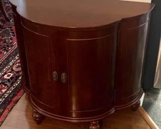 Half Circle Bar Cabinet