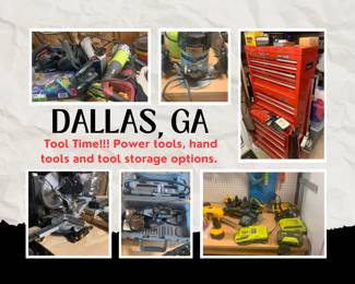 Shop our Dallas Estate Sale for a great selection of hand tools, power tools, yard tools, tool benches and more! 