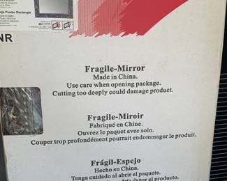 Multiple New in Box Wall Mirrors