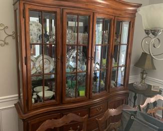 Incredible China Cabinet Full of Treasures
