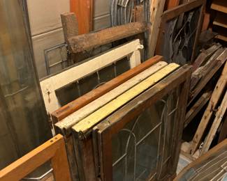 Even more leaded glass and stained glass panels and windows!