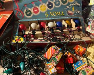 Antique Christmas lights 