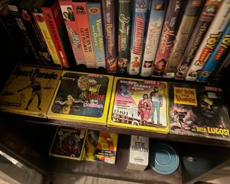 Vintage 8mm films, Disney VHS