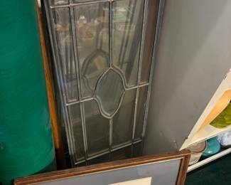 Antique leaded glass windows