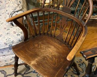Vintage English Windsor armchair 