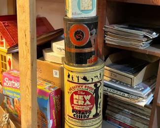 Vintage tins