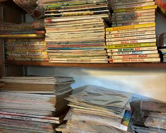 Vintage comics, mad tv, and other literature
