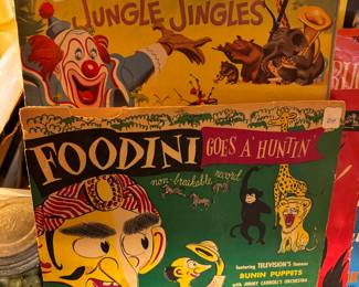 Vintage vinyl records