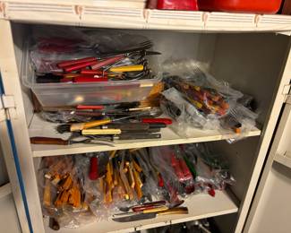 Catalin / Bakelite silverware and kitchen utensils 