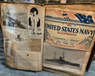 Amazing scrap book spanning World War One to World War Two 