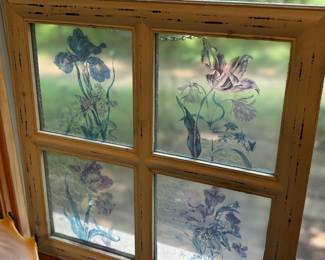 Vintage window panel 