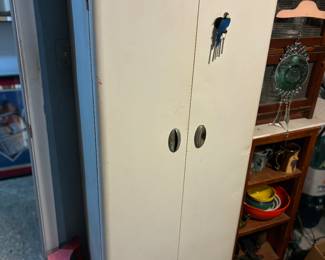 Vintage mid century metal cabinet