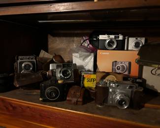 Vintage cameras 