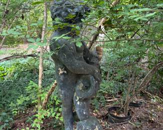 Vintage garden statue