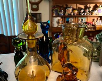 Blenko and viking glass