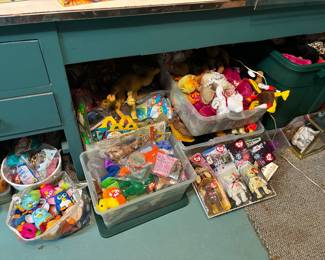 Ty Beanie Babies, vintage McDonalds toys, arbys toys, Burger King toys