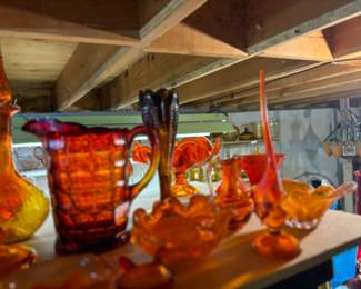 Mid century glassware 