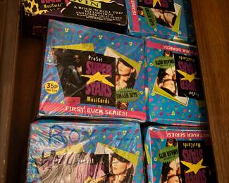 Pro set Super Stars music cards