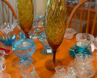 Mid century glassware 