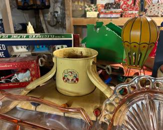 Vintage lighted Christmas tree stand