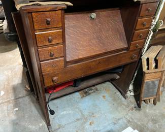 Beautiful antique cabinet desk 