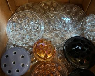 Vintage flower frogs