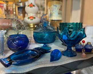 Mid century glassware 