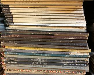 1930's to 1950's fortune magazines 