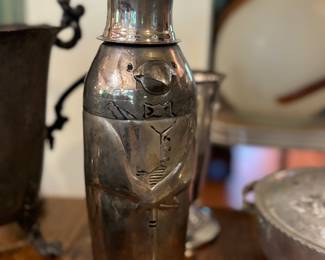 Cute vintage penguin cocktail shaker