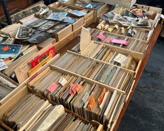 Part of the 55,000 post card collection