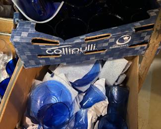 Cobalt blue dishes