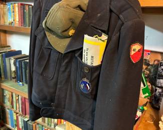 Vintage Army coat, Germany pin