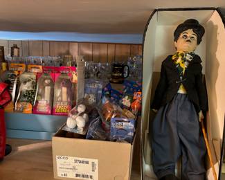 Vintage pezz dispensers, Charlie Chaplin figure