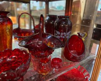 Viking and imperial mid century glass