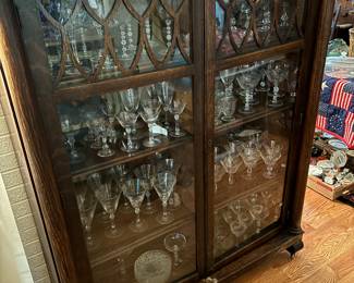 Beautiful antique display cabinet