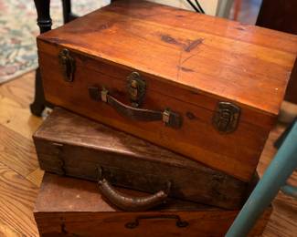 Neat antique boxes