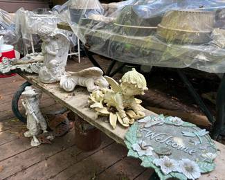 Garden decor, statues